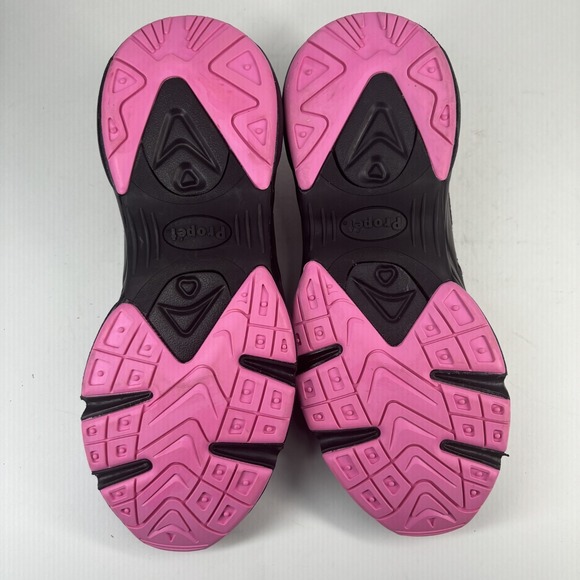 Propét Stability X Women's 11W Wide Fit Black Pink Walking Casual Sneakers Shoes - Picture 6 of 16